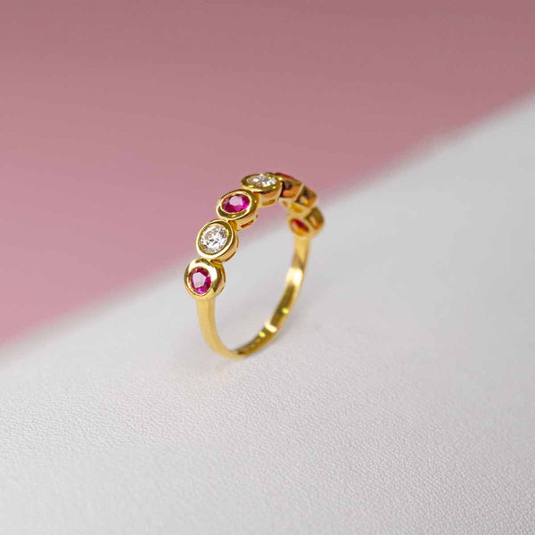 Mishka Ruby Diamond Ring image 1