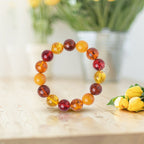 Multi Colour Amber Bracelet image 1
