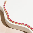 Myra Ruby Diamond Bracelet image 1
