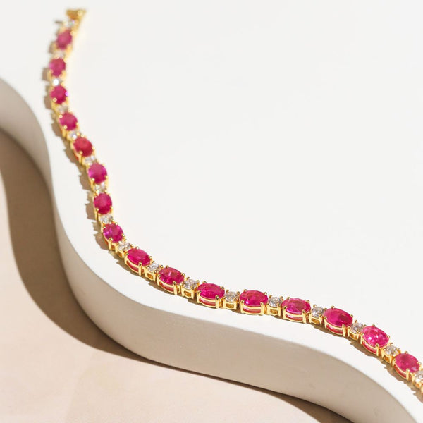 Myra Ruby Diamond Bracelet image 1