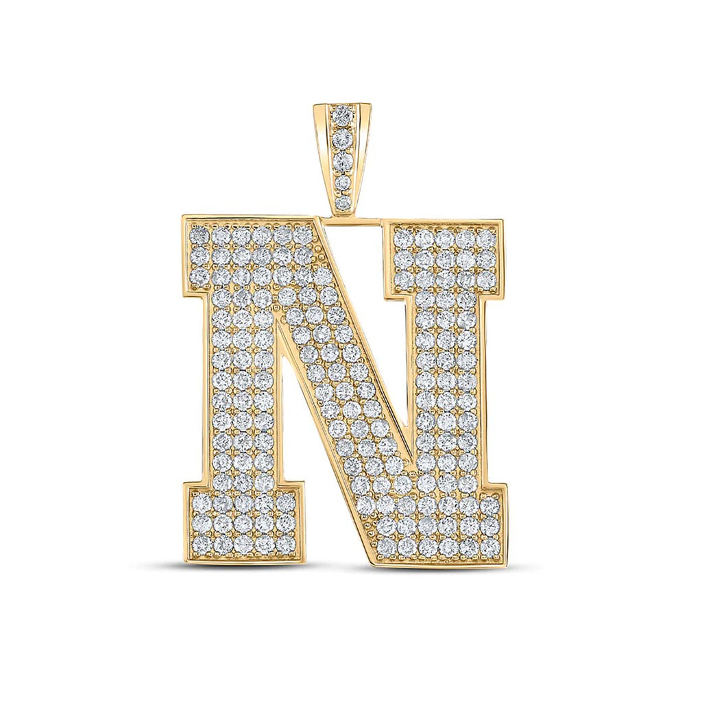 N - Name Tag Pendant