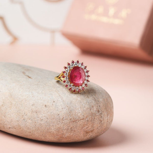 Noora Ruby Diamond Ring image 1