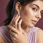 Nuha Diamond Hoops image 1