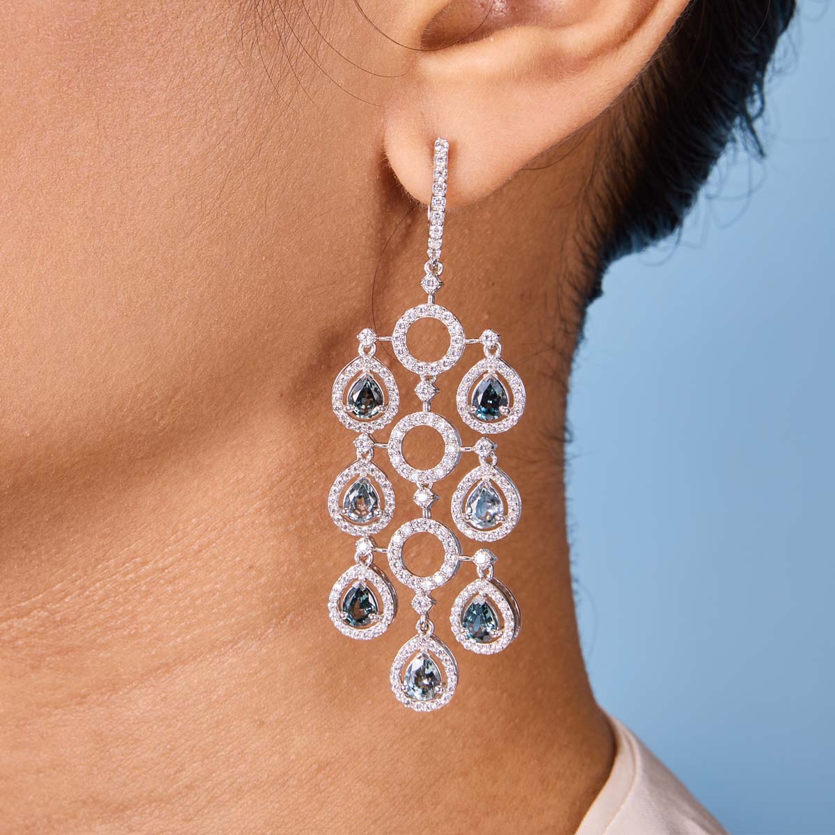 Oceana Spinel Earrings image 2