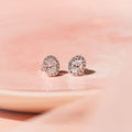 Oval Solitaire Earrings image 0