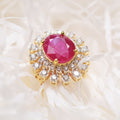 Rosette Ruby Ring image 1