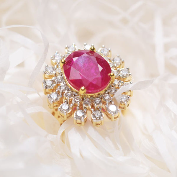 Rosette Ruby Ring image 1