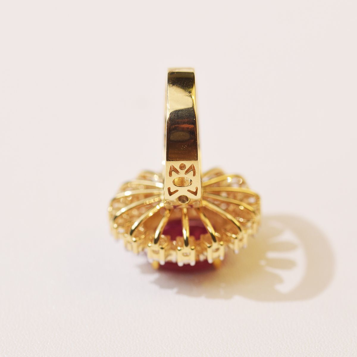 Rosette Ruby Ring Image 3