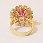 Rosette Ruby Ring Image 4