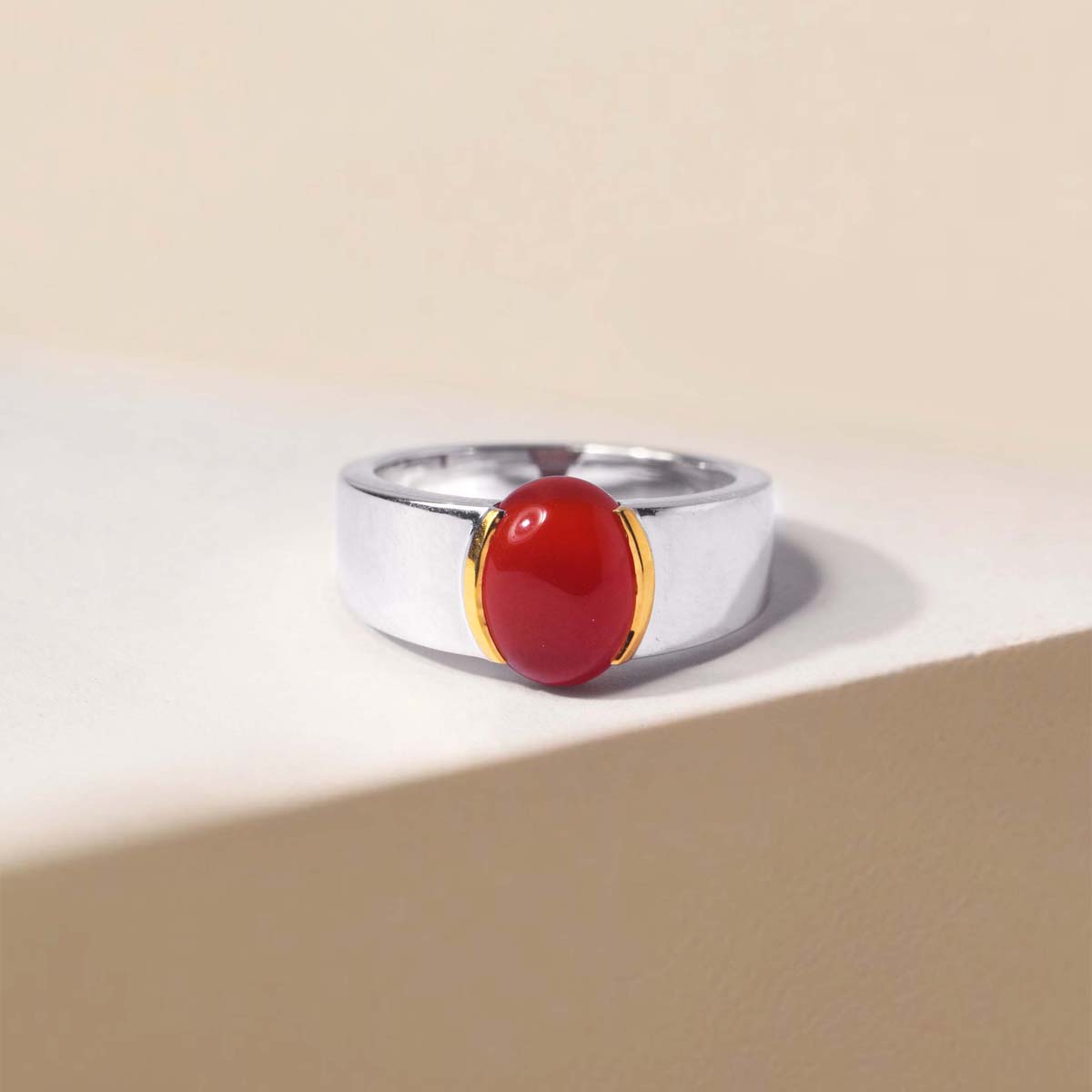 Sabir Aqeeq Ring Image 1