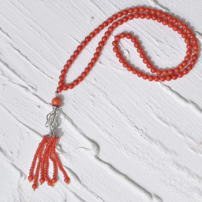 Shams Coral Tasbih image 1