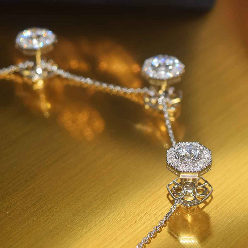 Solitaire Diamond Kurta Buttons image 0