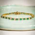 Venus Emerald Bracelet image 1