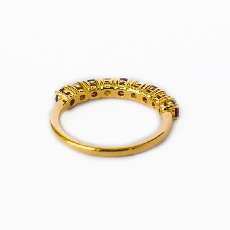 Venus Ruby Diamond Ring Image 5