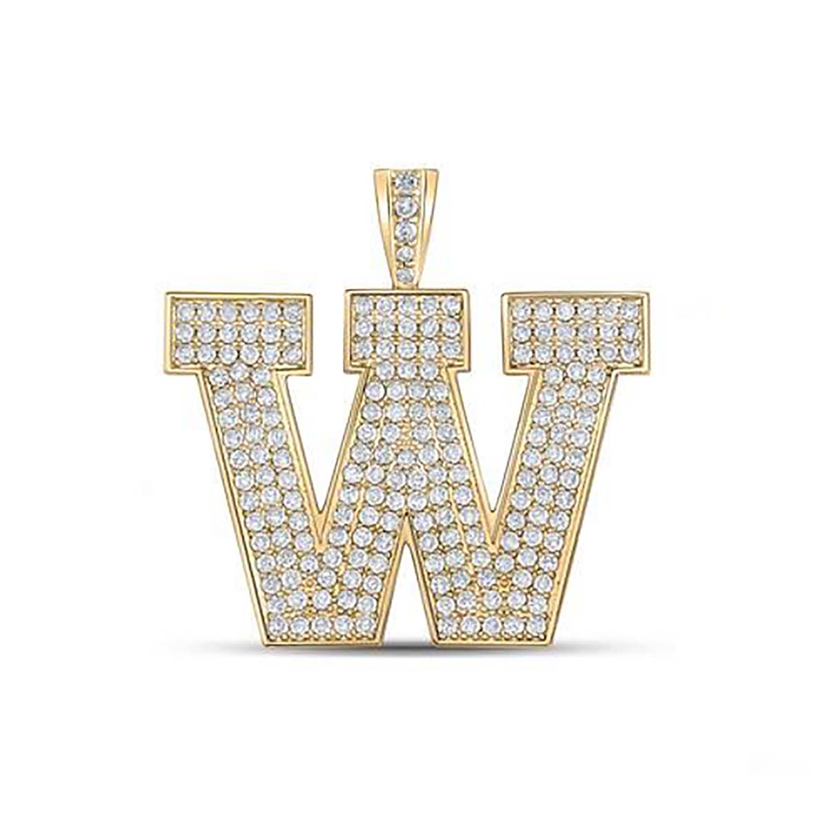 W - Name Tag Pendant