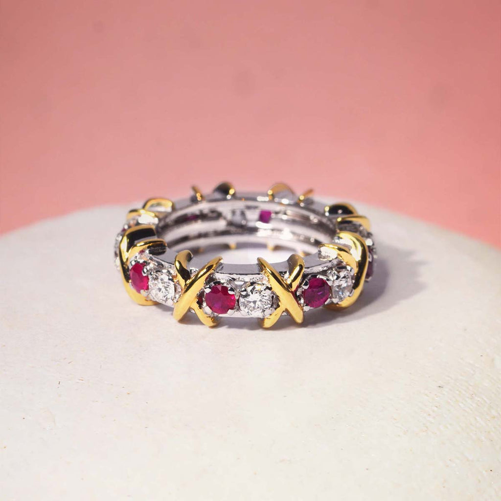 XO Ruby Diamond Ring image 1