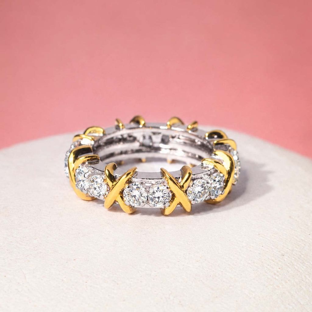 XO Diamond Ring
