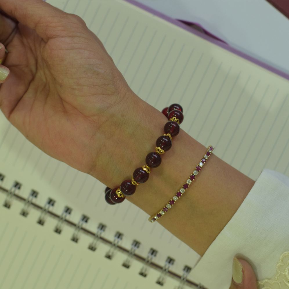 Ziya Red Amber Bracelet Image 3