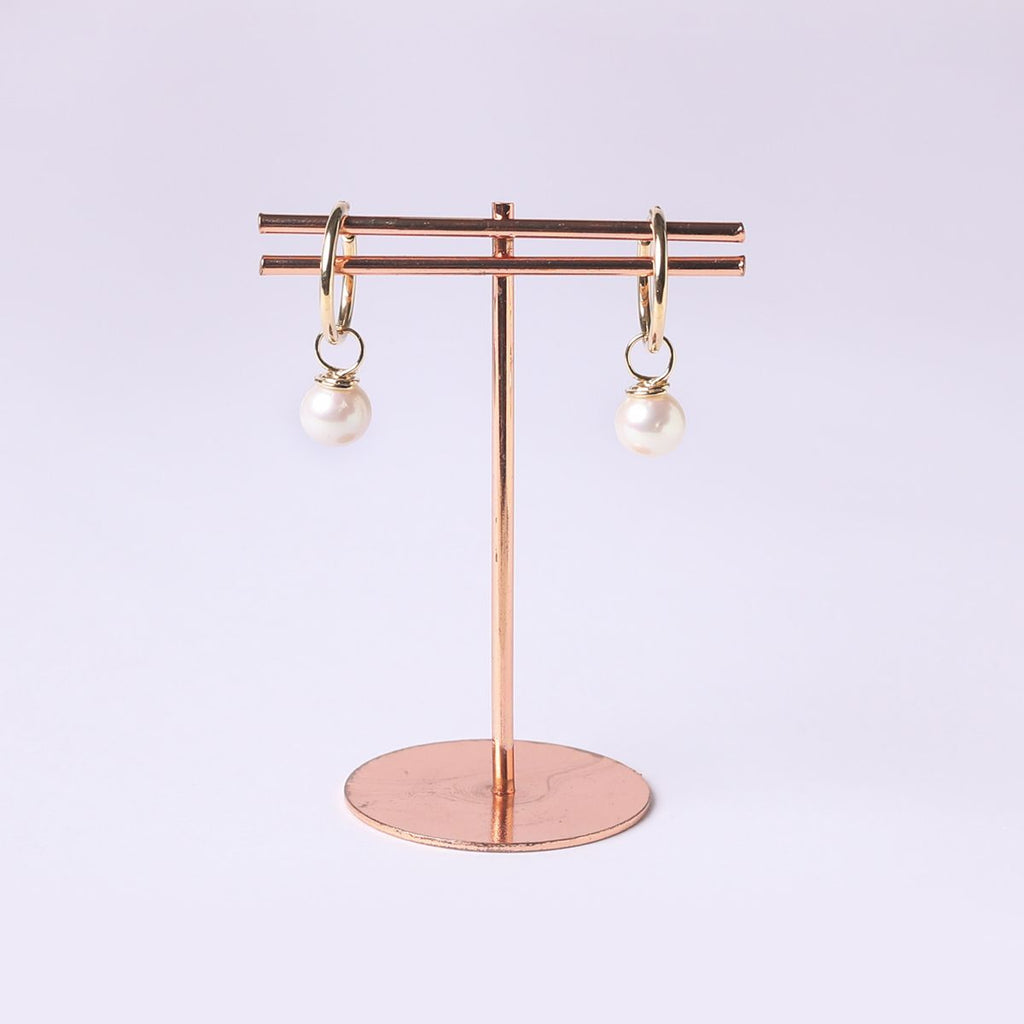Zohra Hoops - Pearl image 1