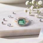 Adil Emerald Ring product view