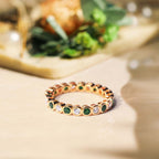 Anam Emerald Eternity Band image 0