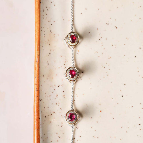 Amal Ruby Diamond Buttons detail view