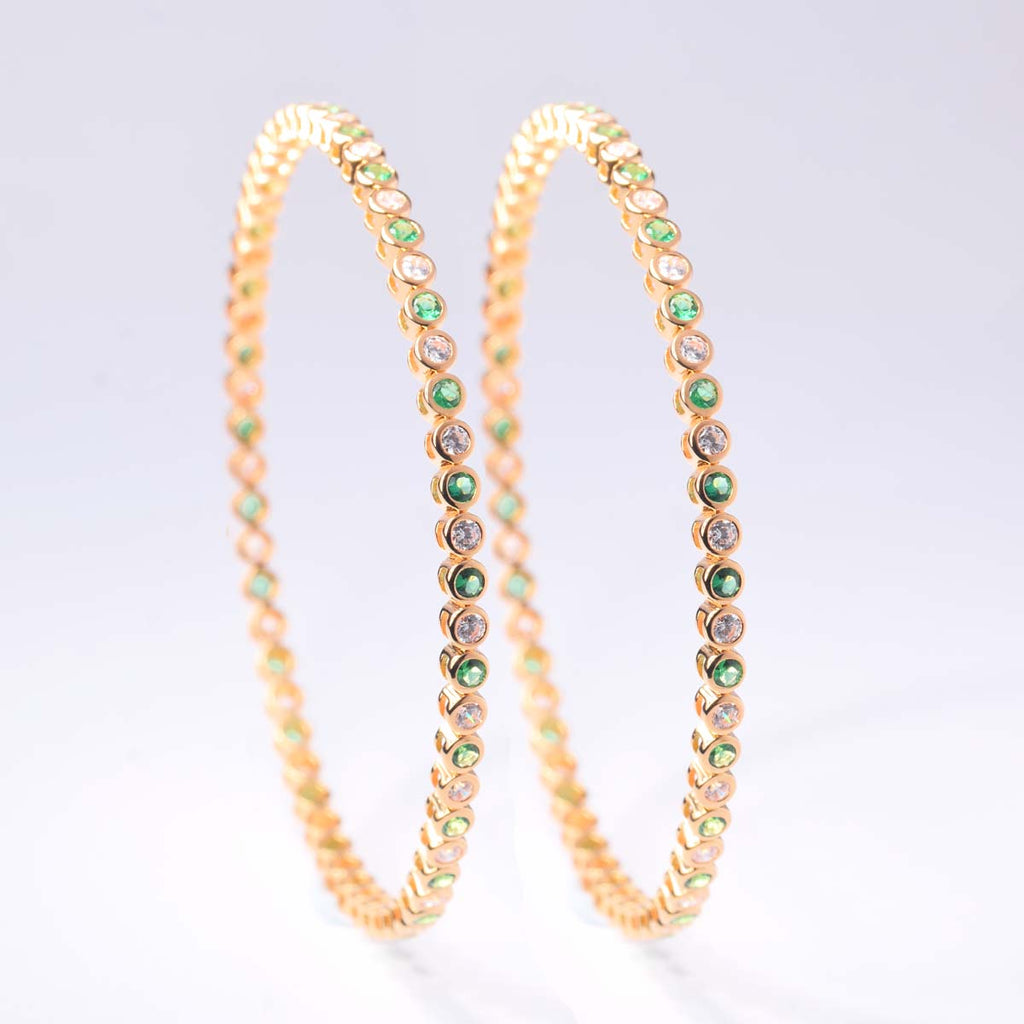 Anam Emerald Diamond Bangle product view