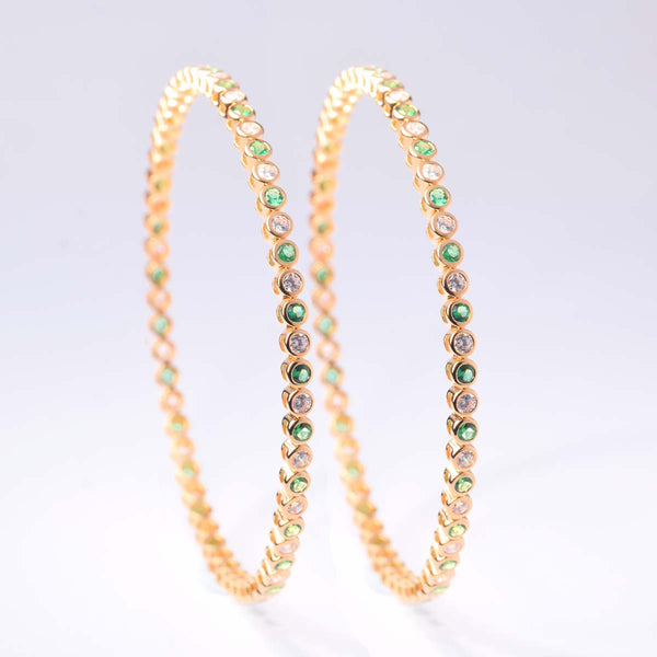Anam Emerald Diamond Bangle product view