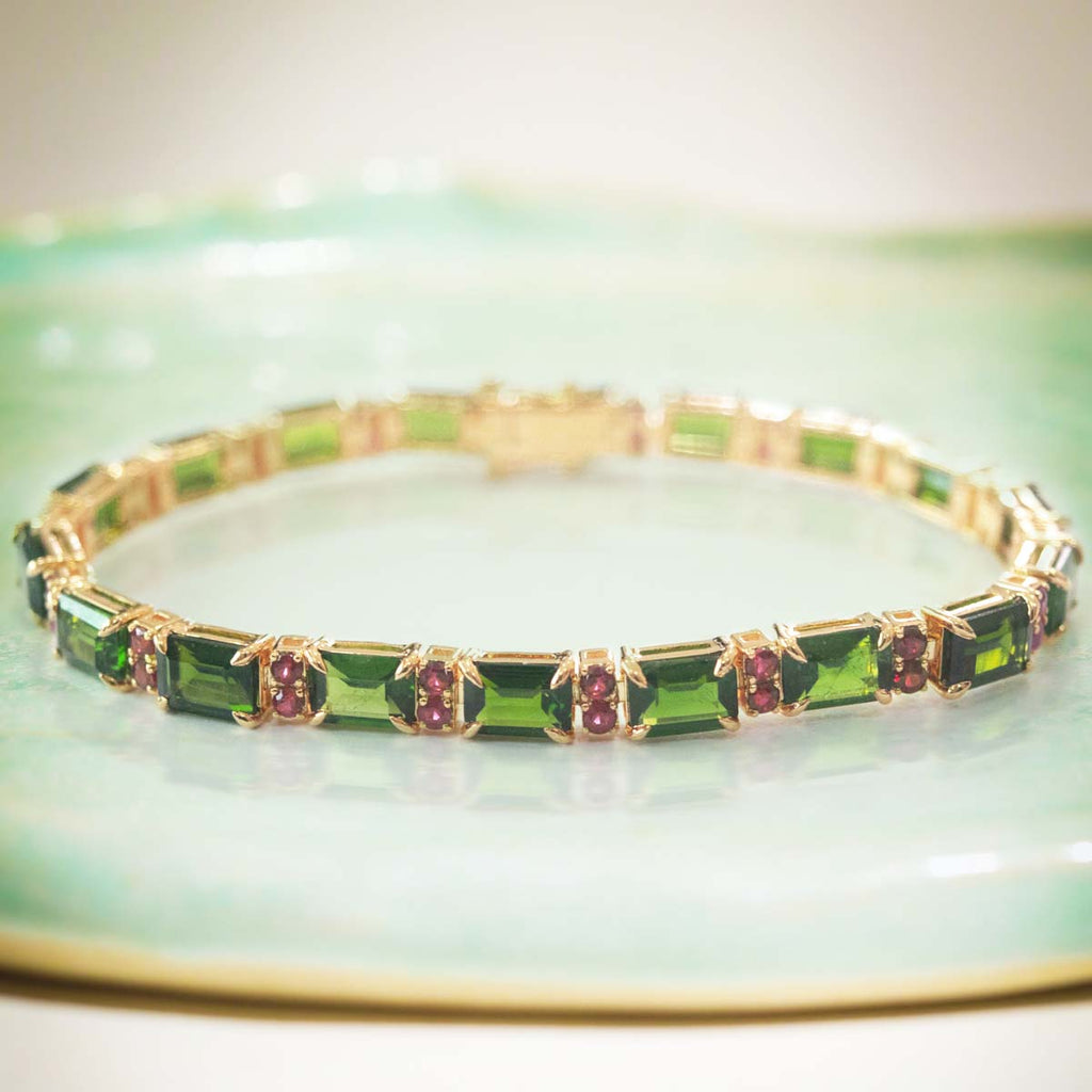 Falak Green Bracelet & Ring Set image 1