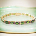 Falak Green Bracelet & Ring Set image 1