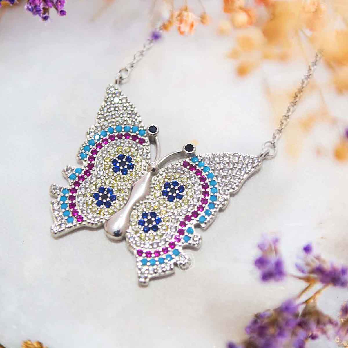 Big Butterfly Necklace product view