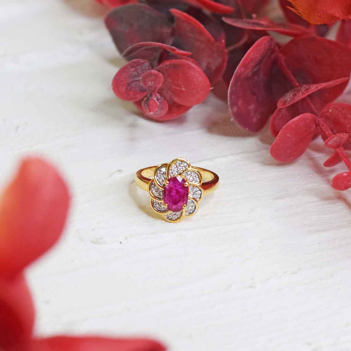 Noori Ruby Diamond Ring image 0