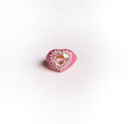 Tiara Pink Heart Ring image 0