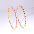 Anam Ruby Diamond Bangle image 0