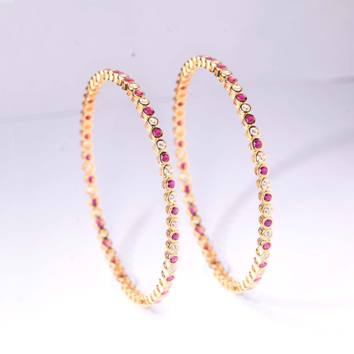 Anam Ruby Diamond Bangle image 0