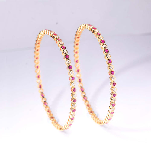 Anam Ruby Diamond Bangle image 0