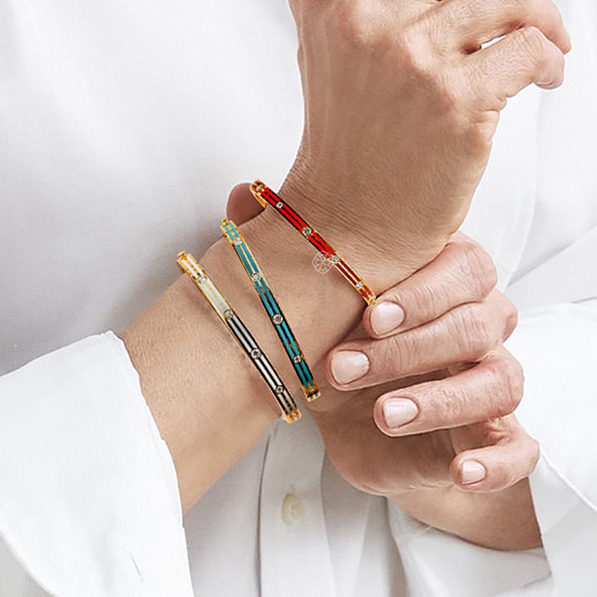 Kaira Enamel Bracelet image 0