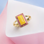 Falak Amber Ruby Ring image 0