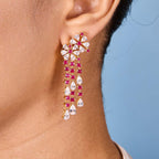 Waterfall Earrings (Silver) image 0