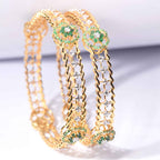 Stella Emerald Bangle & Ring Set - Bangle image