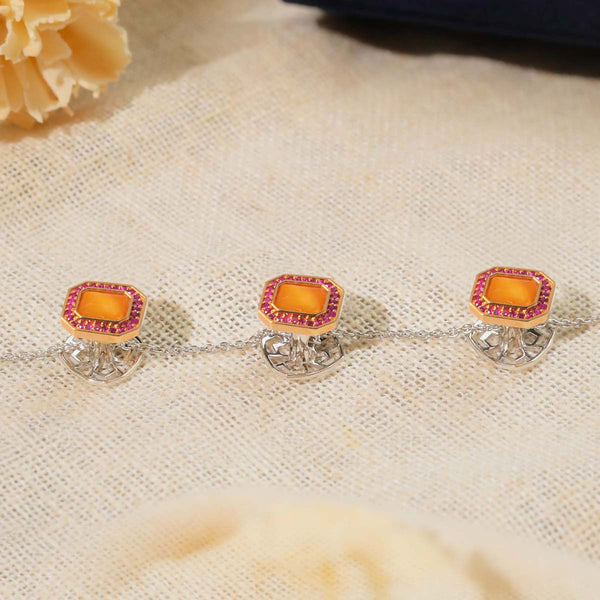 Iqyan Octagon Ruby Buttons image 0