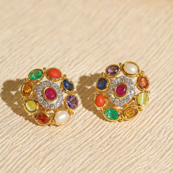 Navratan Earrings image 2
