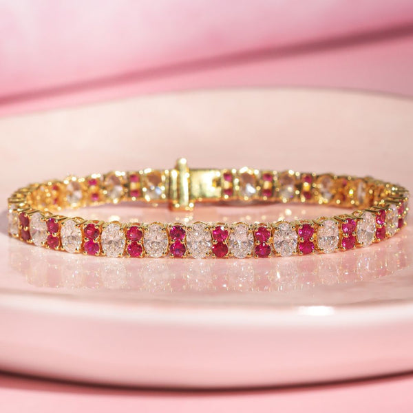 Nura Ruby Diamond Bracelet image 0