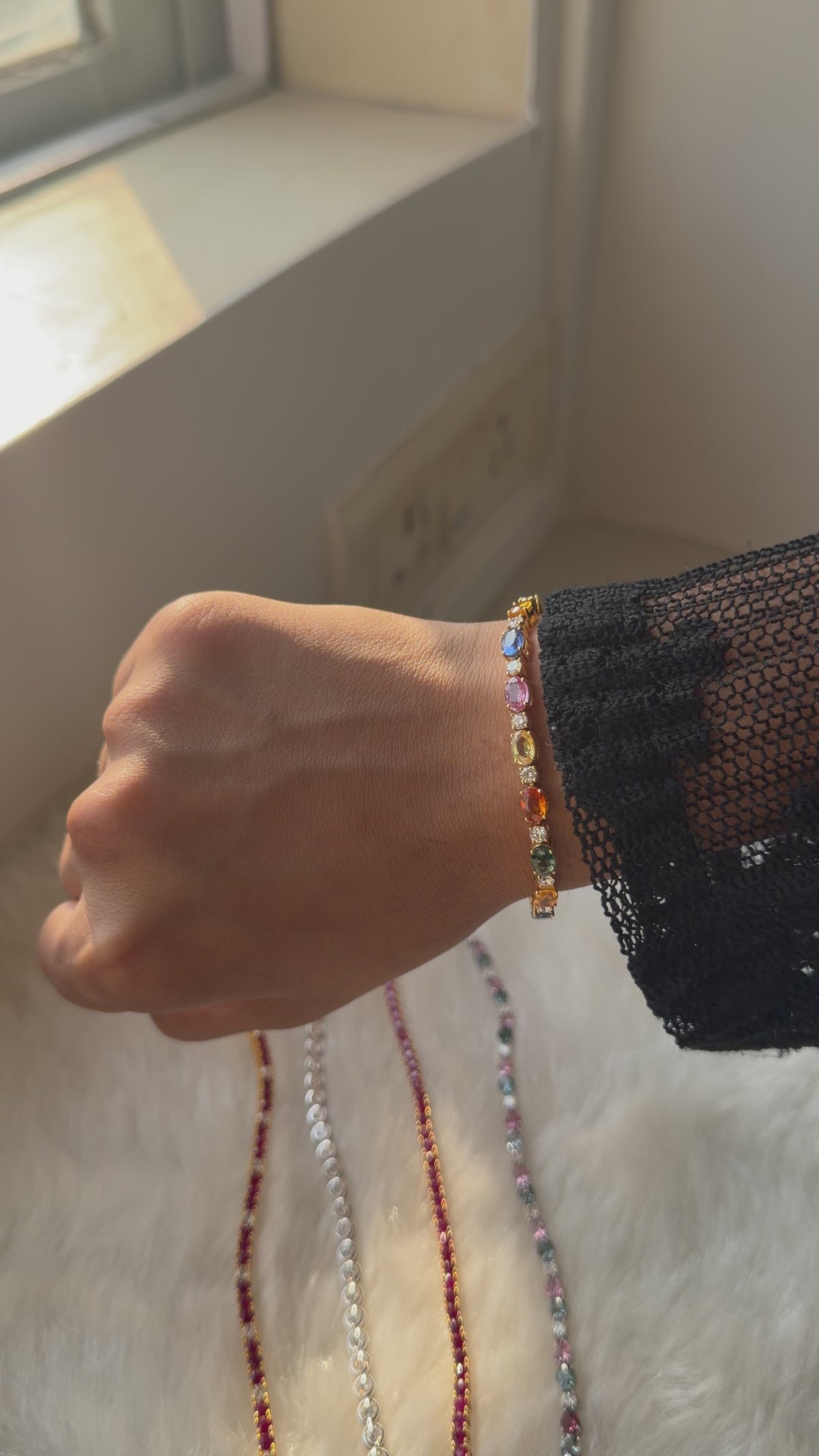 Yami Multi Sapphire Bracelet