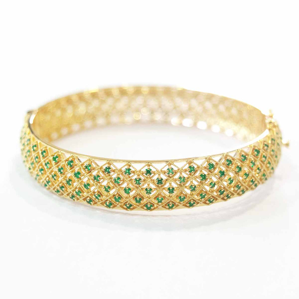 Samara Emerald Set bangle view