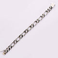 Taj Silver Bracelet with a polished silver finish